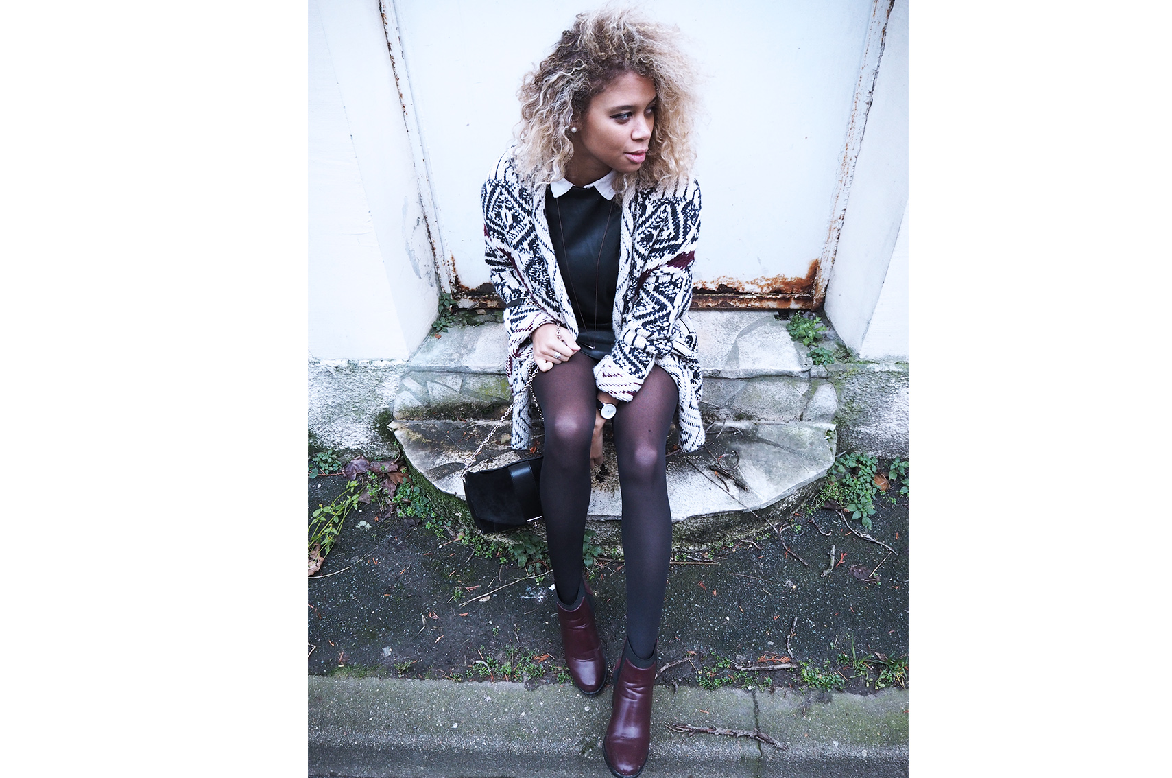 Bottines bordeaux : comment s'habiller demain, look d'hiver