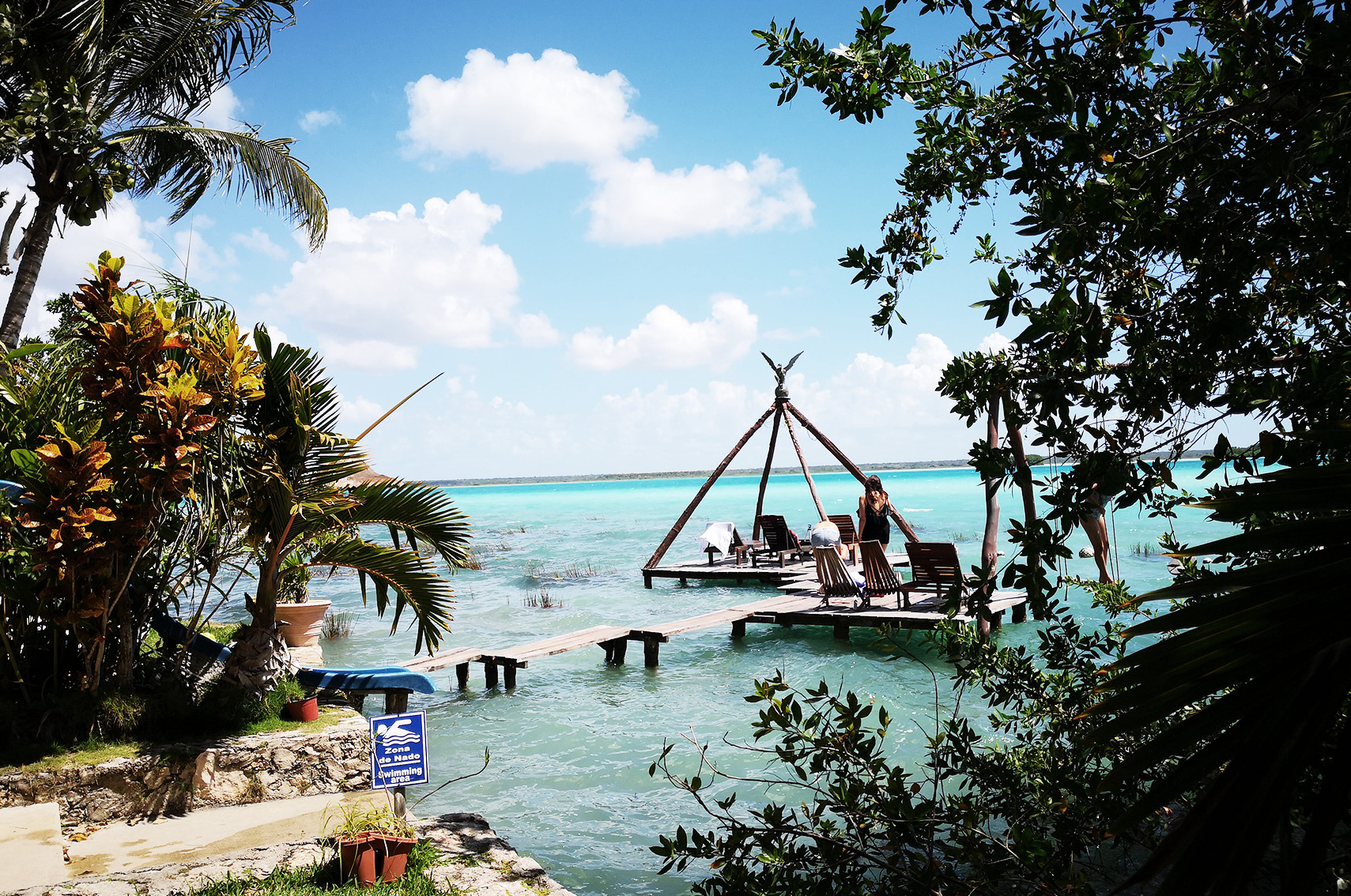 A voir au Mexique : laguna de Bacalar