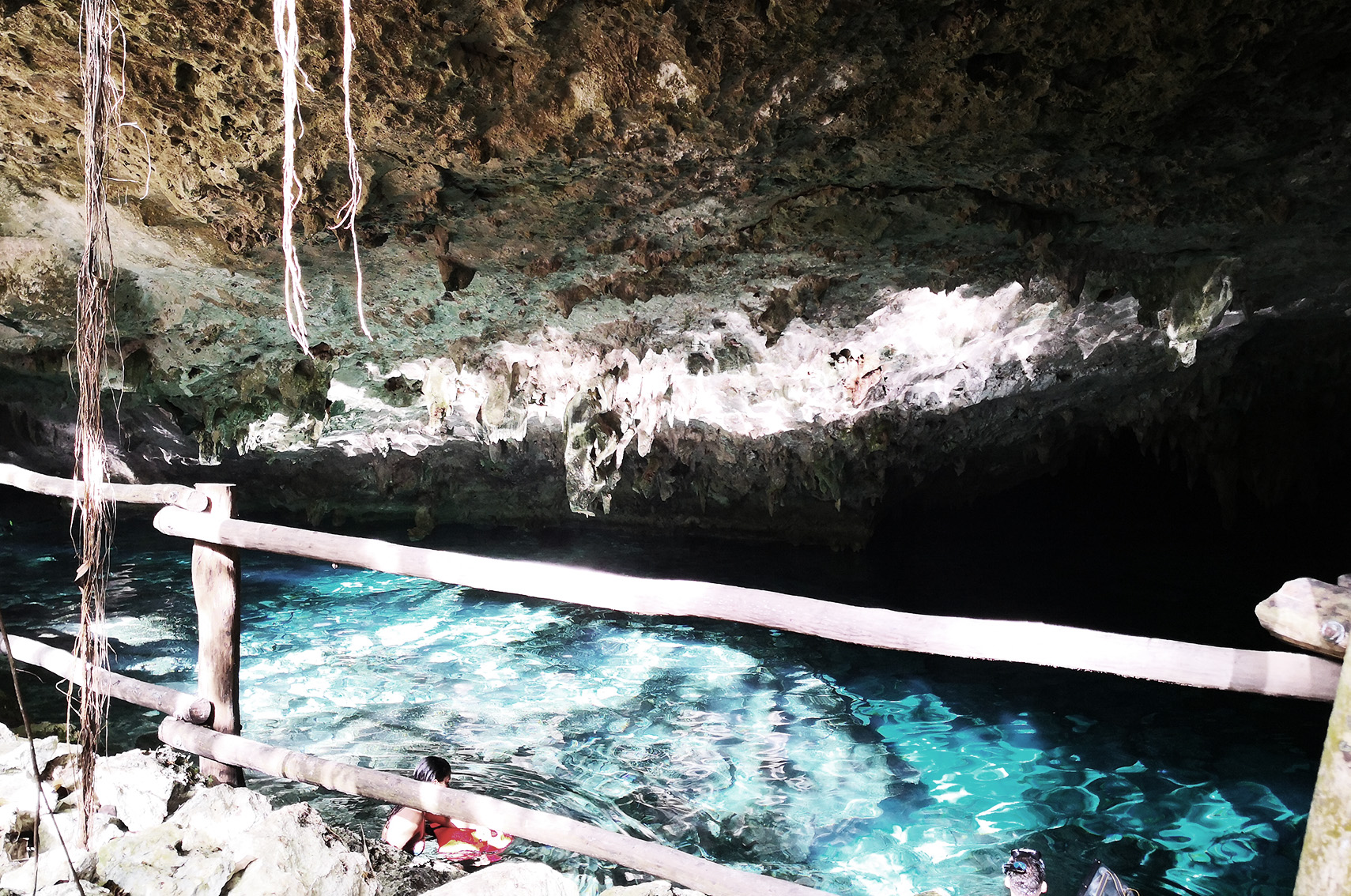 Voyage au Mexique conseils : cenote dos ojos