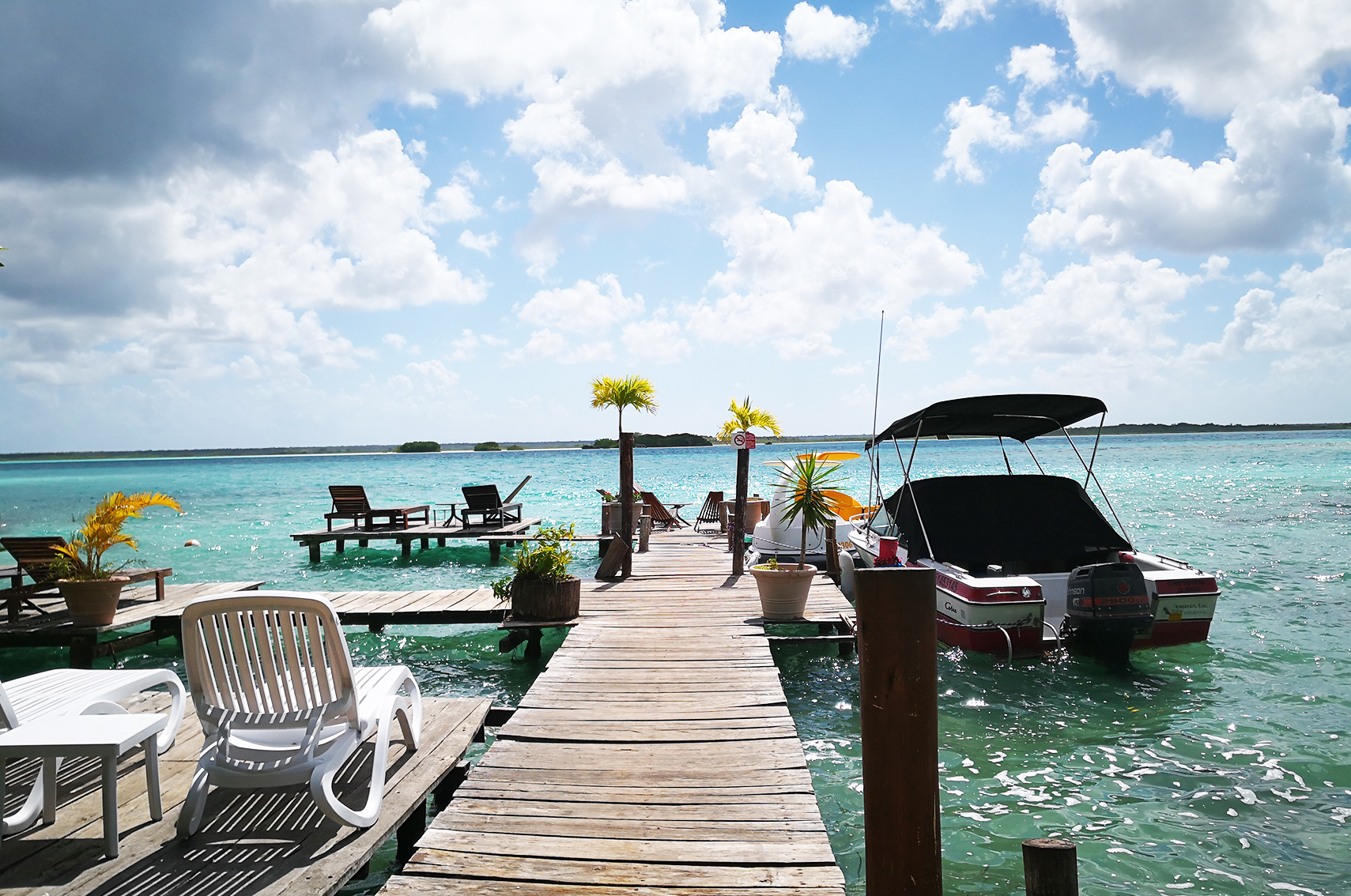 Ou aller au Mexique : Bacalar