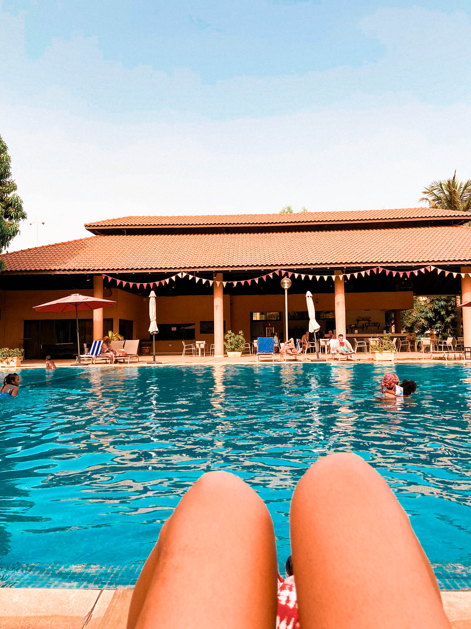 Hôtel Azalaï Bamako, piscine et restaurant 